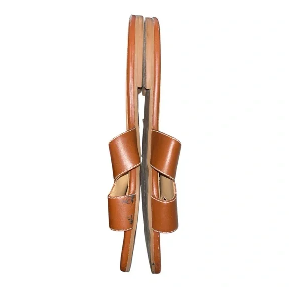 French Sole Brown Sandals - Picture 4 of 5